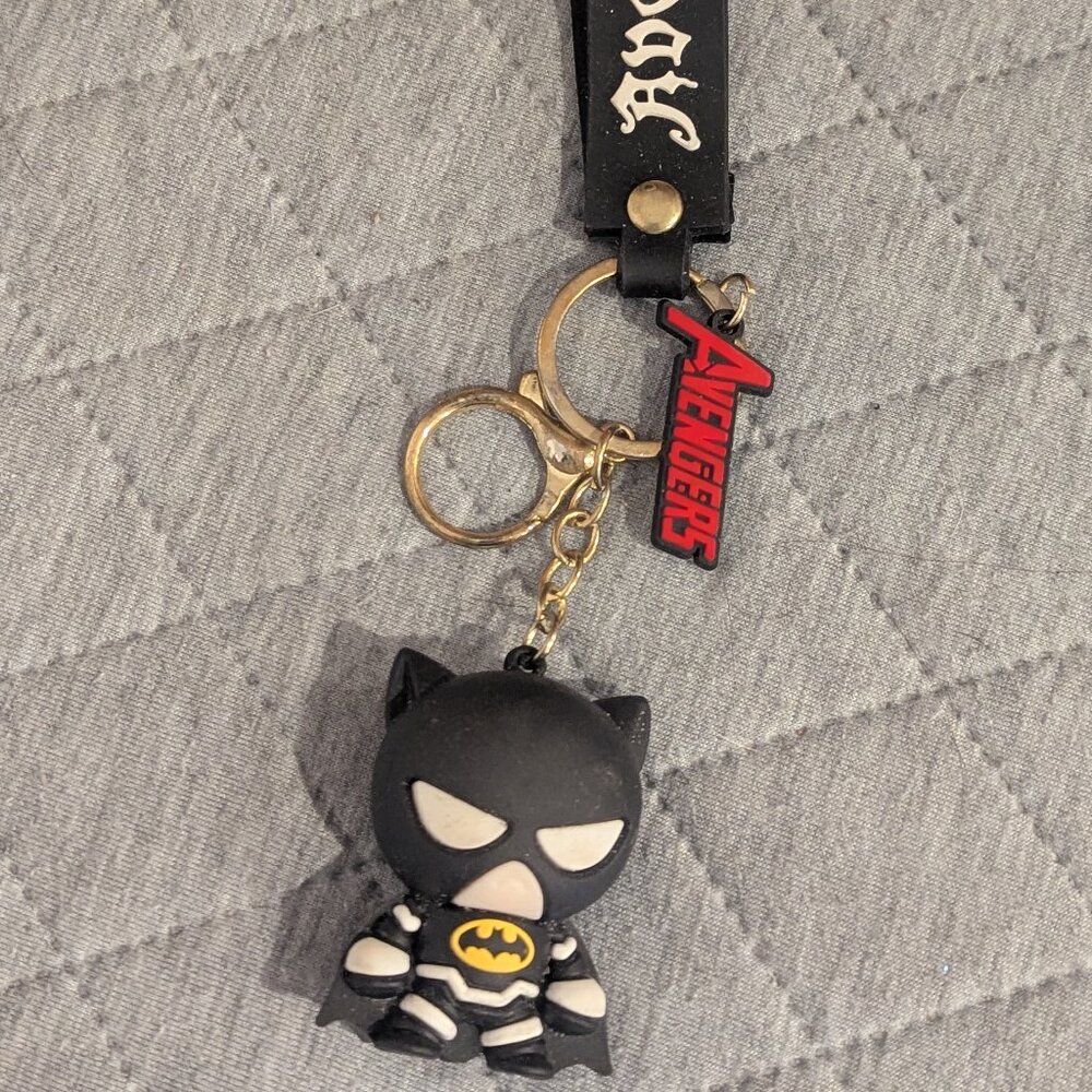 Batman Avengers Alliance Rubber Silicone 3/D Key Chain Pendant